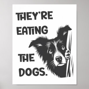 Poster Ils Mangent Les Chiens Élection Américaine Trump 2