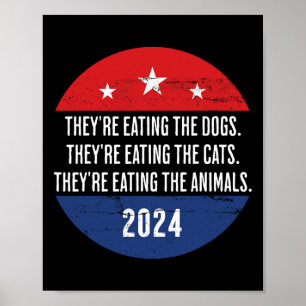 Poster Ils mangent les chiens, ils mangent les chats Tr