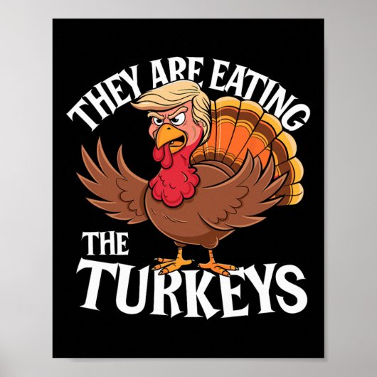 Poster Ils Mangent Les Dindes - Drôle De Thanksgiving (Devant)