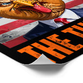 Poster Ils Mangent Les Dindons Thanksgiving Trump Hum (Coin)