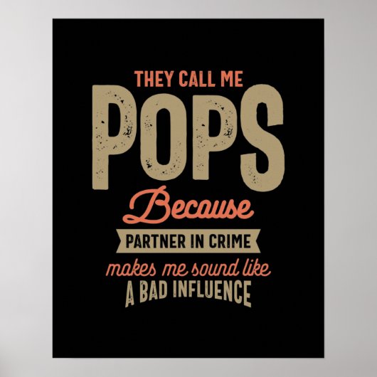 Poster Ils M'Appelent Des Pops Parce Qu'Ils Sont Partis D (Devant)