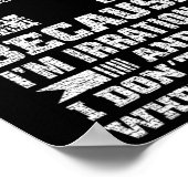 Poster Ils m'appellent Pi parce que je suis irrationnel e (Coin)