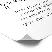 Poster Ils marchent à nos côtés Poème de mariage commémor (Coin)