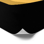 Poster Ils Me Voient Rollin Funny Cinnamon Roll Pun Dark  (Coin)