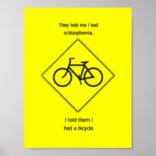 Poster "Ils m'ont dit que j'avais de la schizophrénie"