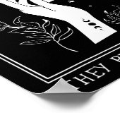 Poster Ils n'ont pas brûlé de sorcières, ils ont brûlé de (Coin)
