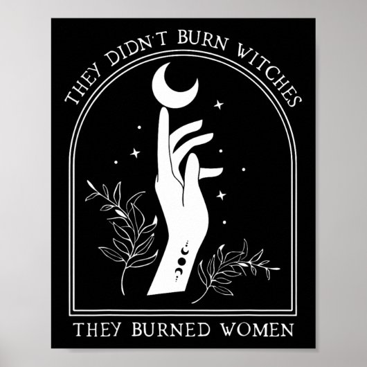 Poster Ils n'ont pas brûlé de sorcières, ils ont brûlé de (Devant)