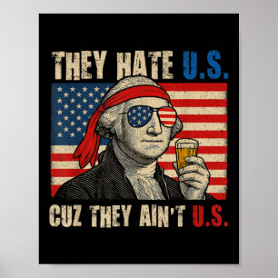 Poster Ils nous détestent parce qu'ils ne sont pas nous D