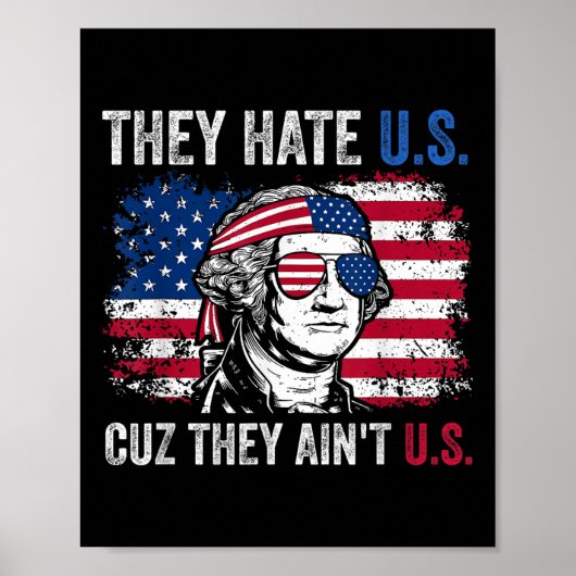 Poster Ils Nous Détestent Parce Qu'Ils Nous Parlent Drape (Devant)