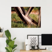 Poster Ils Ont Arrêté Ici (Bureau à domicile)