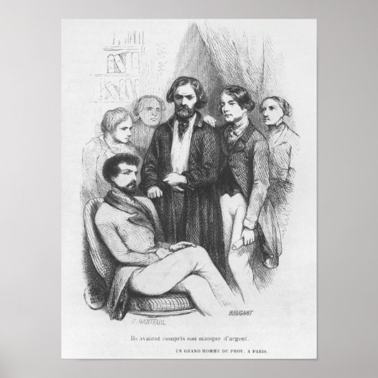 Poster Ils ont compris son manque d'argent (Devant)