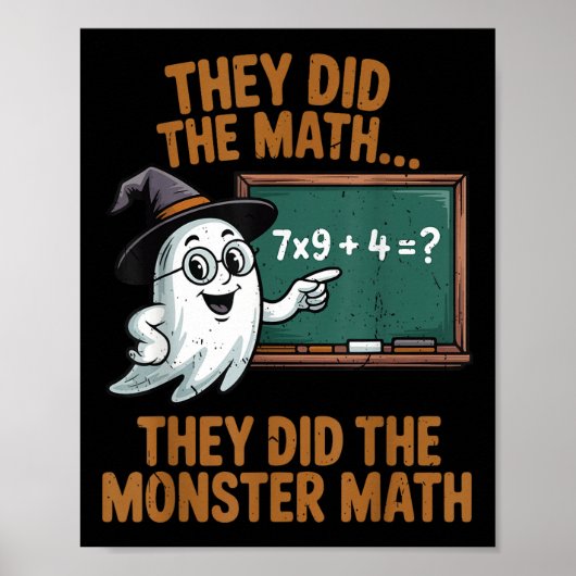 Poster Ils ont fait un costume d'Halloween de professeur  (Devant)