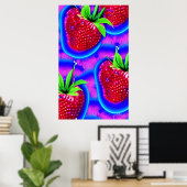 Poster Ils ont utilisé un argument à la fraise (Bureau à domicile)