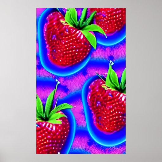 Poster Ils ont utilisé un argument à la fraise (Devant)