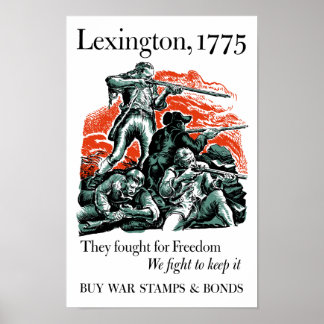 Poster Ils Se Sont Battus Pour La Liberté Que Nous Lutton