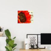 Poster Ils Seront Fait Tournesol (Bureau à domicile)