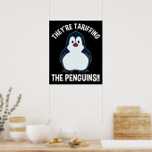Poster Ils sont en train de dévorer les pingouins ! ! (Cuisine)