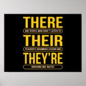 Poster Ils sont professeurs d'anglais (Devant)