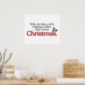 Poster Ils veulent dire Noël (Cuisine)