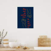 Poster Ils veulent que vous frappiez en bas (Cuisine)