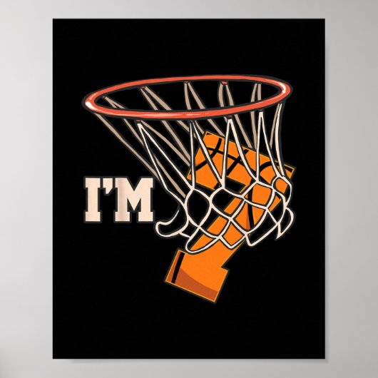 Poster I'm 7 Sketll Theme Birthday Party Celebration 7th  (Devant)