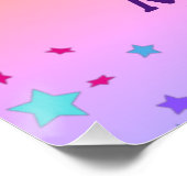 Poster I'm A Gymnast - Girl with/ Leotard on Purple Gym M (Coin)