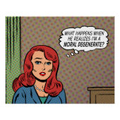 Poster "I'm a Moral Degenerate" (Devant)