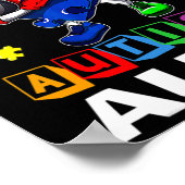 Poster I'm A Proud Autism Aunt Autism Aware Dabbing P (Coin)