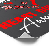 Poster I'm A Survivor Heart Disease Awareness Red Butterf (Coin)