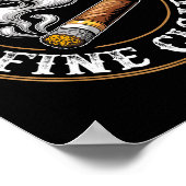 Poster I'm Aging Like A Fine Cigar Retro Funny Dad Father (Coin)