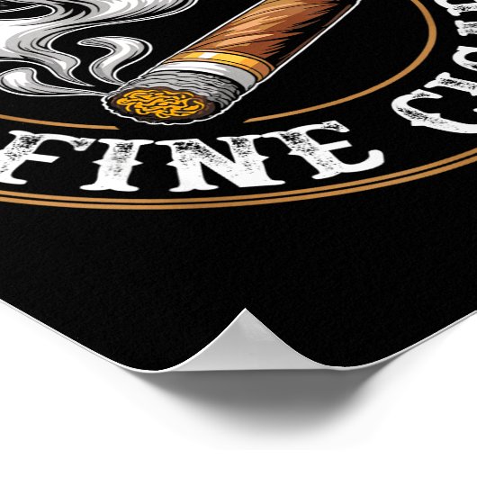 Poster I'm Aging Like A Fine Cigar Retro Funny Dad Father (Coin)