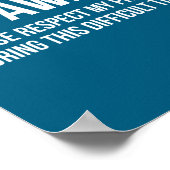 Poster I'm Awake Respect My Privacy Funny Sleep Deprivati (Coin)