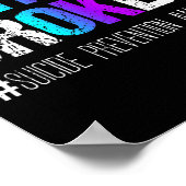 Poster I'm Broken Teal &amp; Purple Ribbon Suicide Preven (Coin)