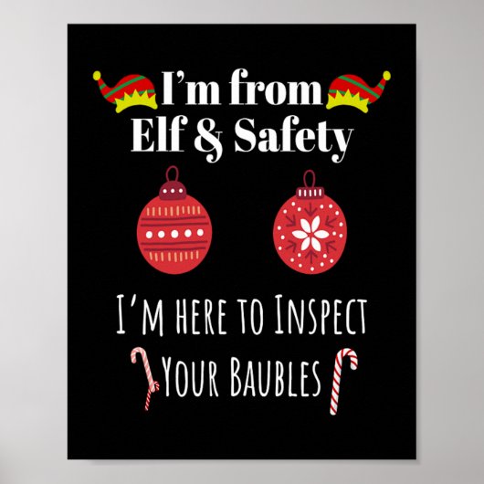 Poster Im de Elf u Safety Christmas Present (Devant)