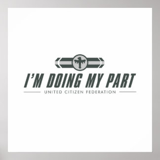 Poster IM DOING MY PART  Starship Troopers