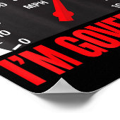 Poster I'm Governed Speed Limiter Funny Trucker Truck Dri (Coin)