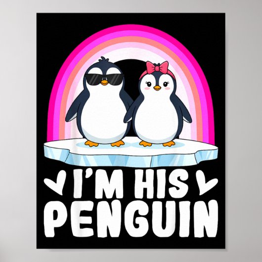 Poster I'm Her Penguin Matching Couple Valentine Love Hea (Devant)