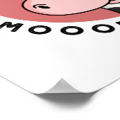 Poster I'm in the Moood For Love Funny Cow Pun (Coin)