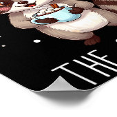 Poster I'm Just Here For The Snacks Christmas Raccoon (Coin)