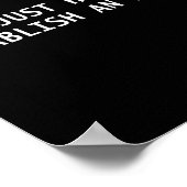 Poster I'm Just Here To Establish An Alibi Funny Quote  (Coin)