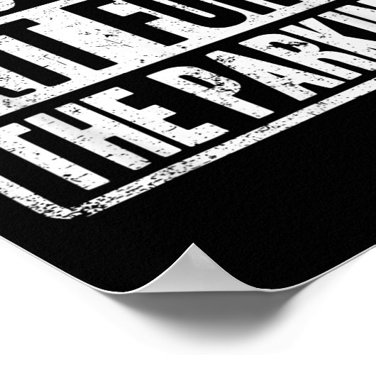 Poster Im Just In It For The Parking Funny Wheelchair Dis (Coin)