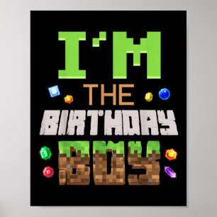Poster Im Le Jeu De Joyeux Anniversaire Vidéo Gamer Numér