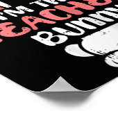 Poster Im L'Enseignant Lapin Pâques Chasse Aux Oeufs Prin (Coin)