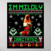 Poster I'm Mildly Irritated Marcus The Worm Christmas Fun (Devant)