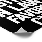 Poster I'm My Mother In Law's Favorite Child Funny Christ (Coin)