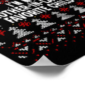 Poster I'm My Mother-in-law's Favorite Child Funny Christ (Coin)