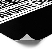 Poster I'm My Mother In Law's Favorite Child Funny Mother (Coin)