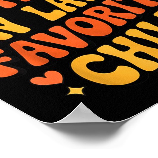 Poster I'm My Mother In Law's Favorite Child Funny Parent (Coin)