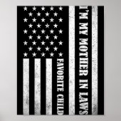 Poster I'm My Mother In Laws Favorite Child Funny Parent (Devant)