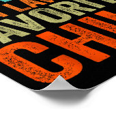 Poster I'm My Mother In Law's Favorite Child Funny Parent (Coin)